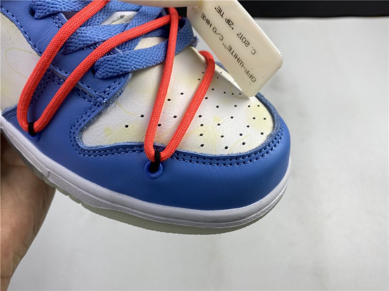 Off-White x Nike Dunk Low White Blue CT0856 403