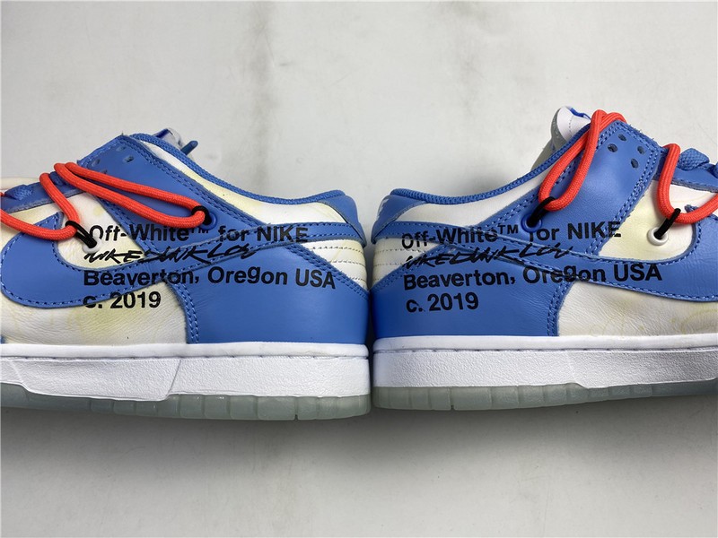 Off-White x Nike Dunk Low White Blue CT0856 403