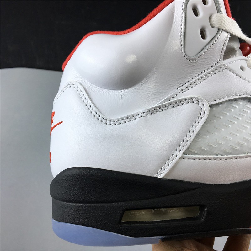 Air Jordan 5 Fire Red 2020 Silver Tongue DA1911-102