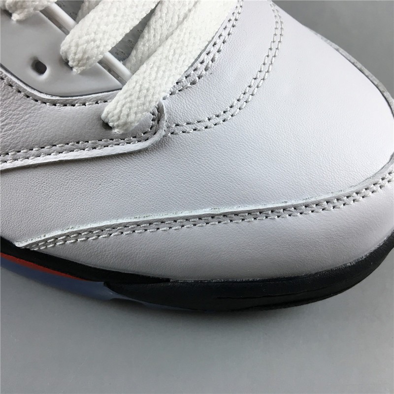 Air Jordan 5 Fire Red 2020 Silver Tongue DA1911-102
