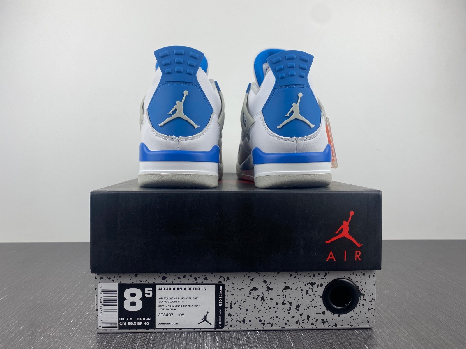 AIR Jordan 4 Retro Military Blue 308497-105