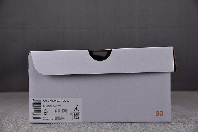 Air Jordan 1 Mid SE Chenille Sky J Light Purple DZ3745-500