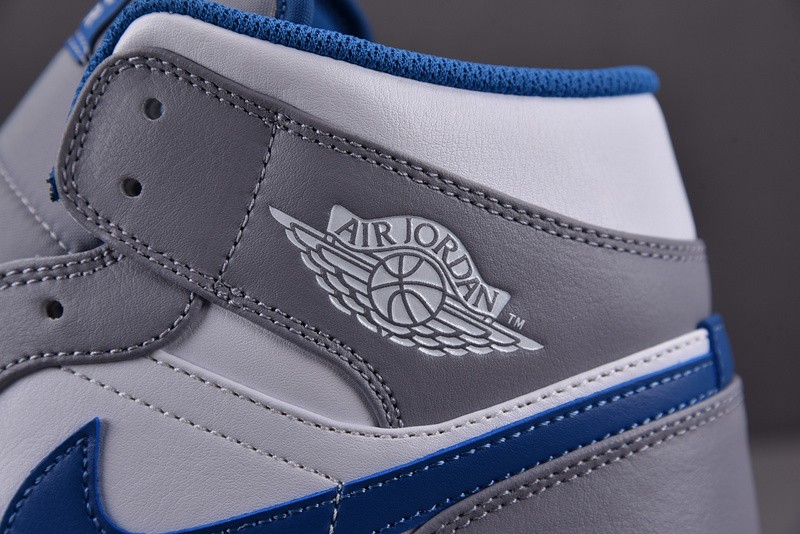 air Jordan 1 Mid True Blue Cement DQ8423-014