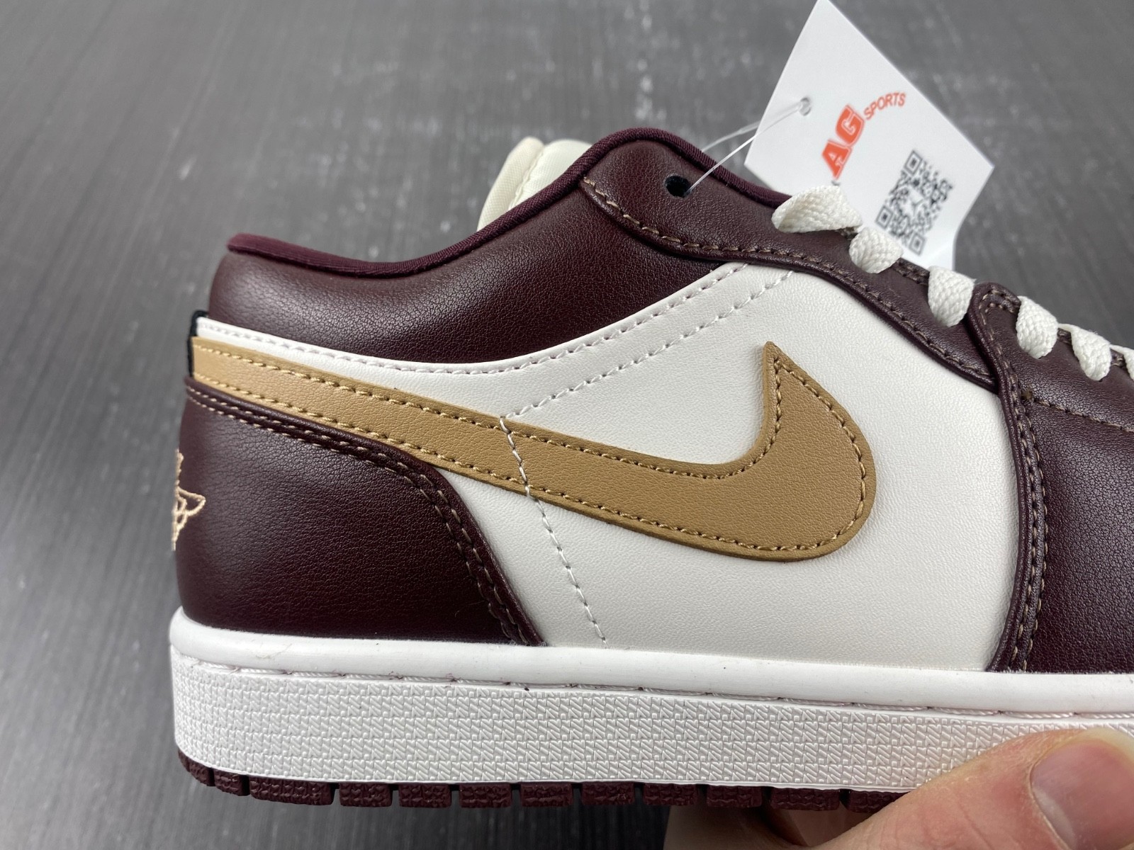 Air Jordan 1 Low Releasing in Sail and Brown DC0774-200