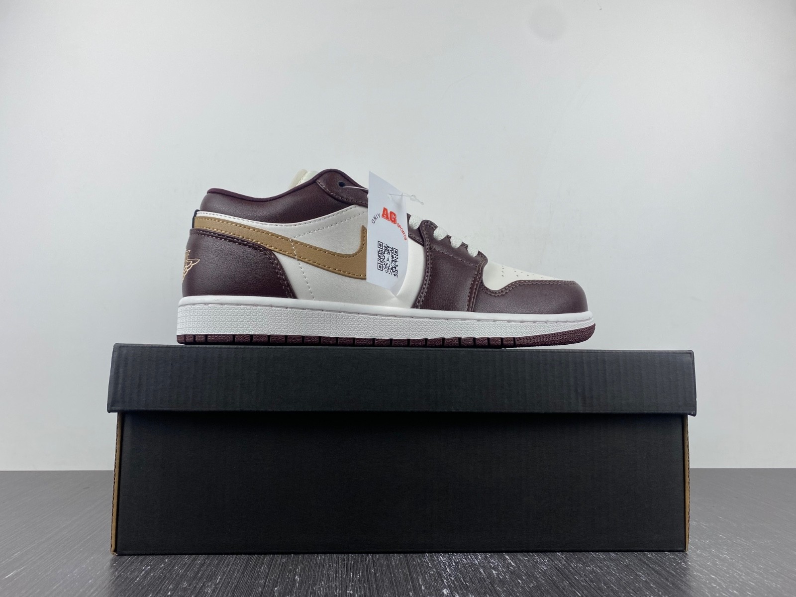 Air Jordan 1 Low Releasing in Sail and Brown DC0774-200