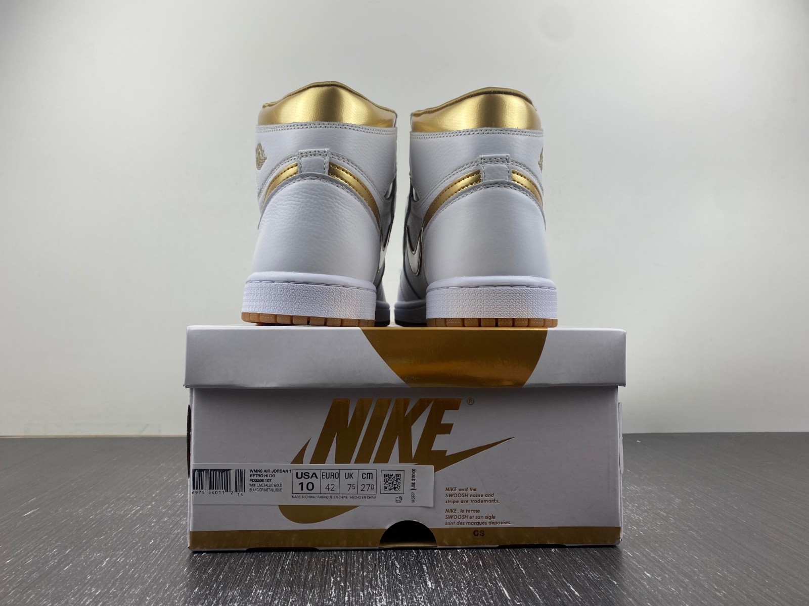 Air Jordan 1 Retro High OG Metallic Gold FD2596-107