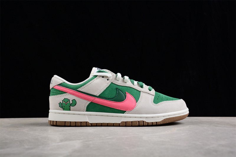 Nike SB Dunk Low 85 Grey Green Pink DO9457-137
