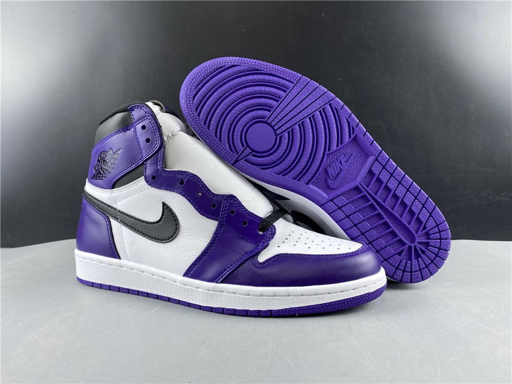 Air Jordan 1 AJ1 Court Purple white 555088-500