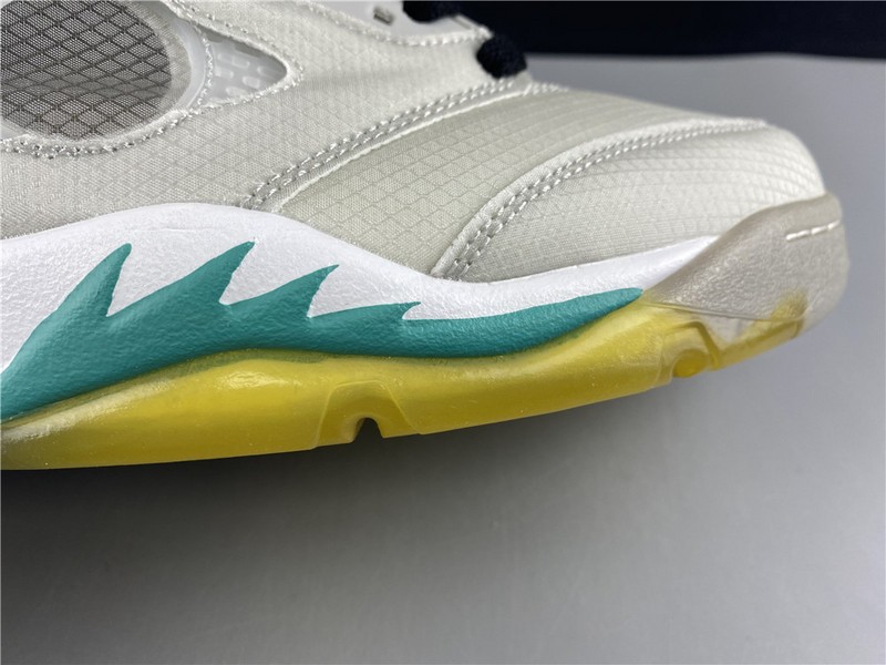 Off-White Air Jordan 5 white green purple  CT8480-105