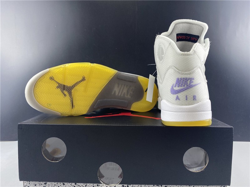 Off-White Air Jordan 5 white green purple  CT8480-105