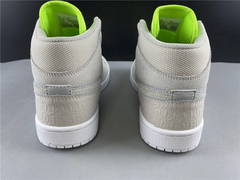 Air Jordan 1 Mid vast grey ghost green  CV3018-001