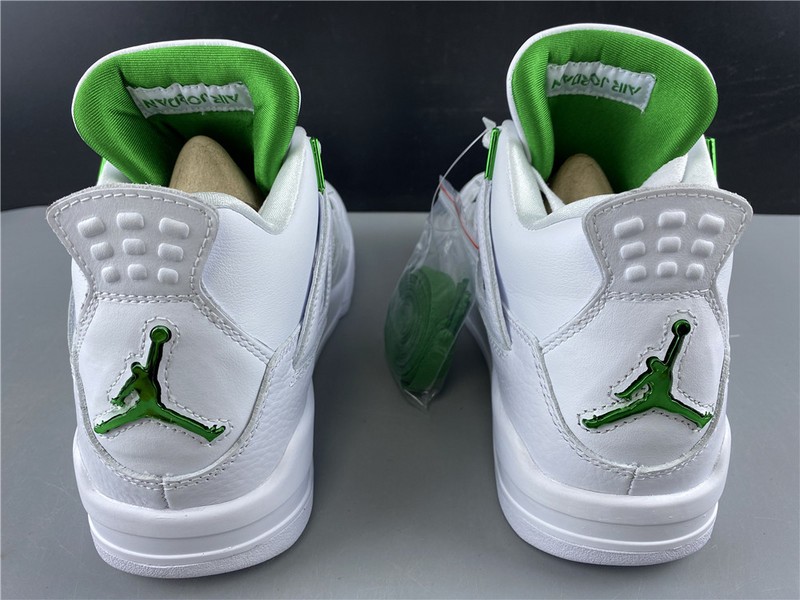 Air Jordan 4 Retro “Pure Money”  white green 308497-103