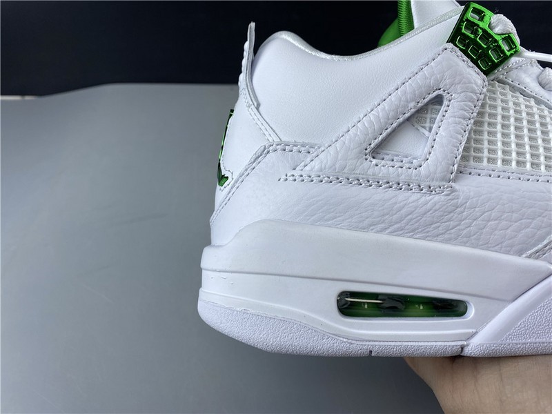 Air Jordan 4 Retro “Pure Money”  white green 308497-103