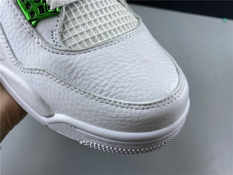 Air Jordan 4 Retro “Pure Money”  white green 308497-103