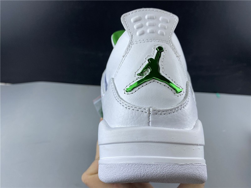 Air Jordan 4 Retro “Pure Money”  white green 308497-103
