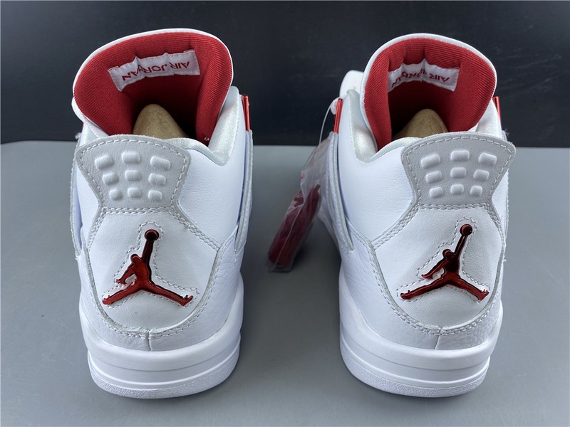 Air Jordan 4 Retro “Pure Money”  white red 308497-102