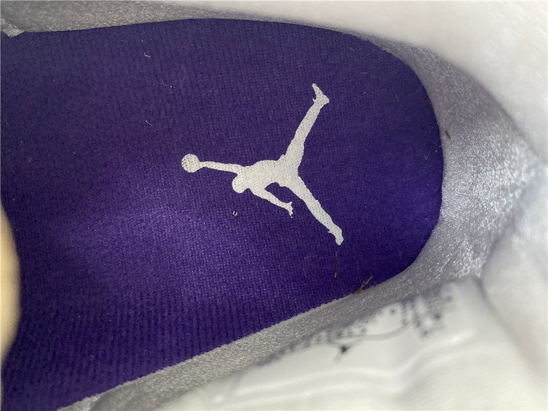 Air Jordan 4 Retro “Pure Money”  white purple 308497-100