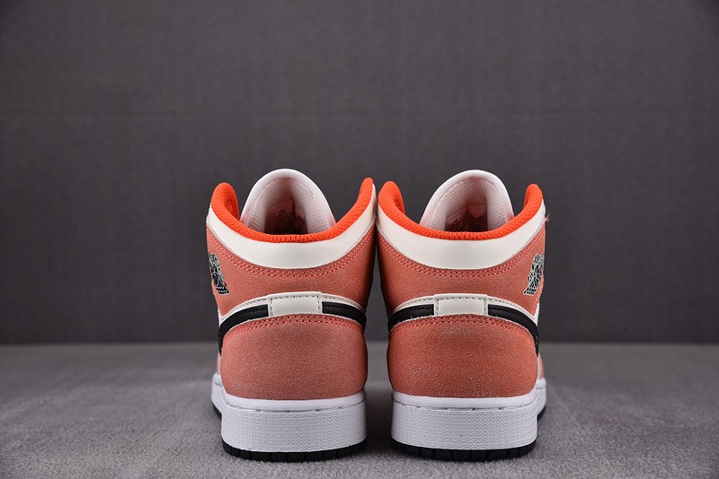 Air Jordan 1 Mid SE Orange Suede DV1336-800