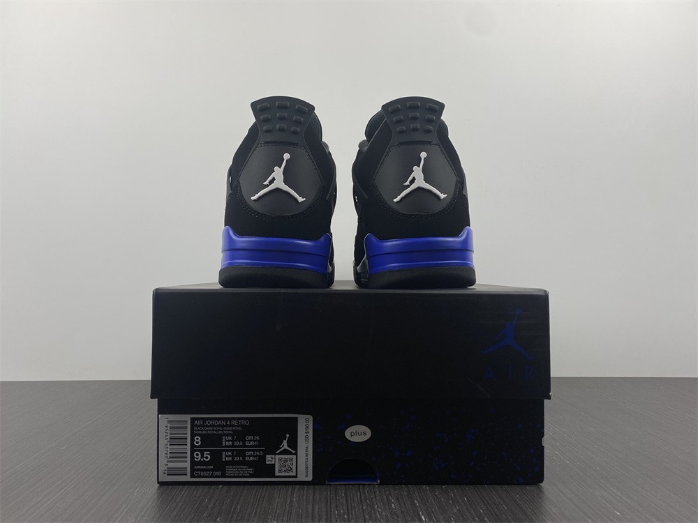 AIR JORDAN 4 BLACK AND BULE CT8527-018