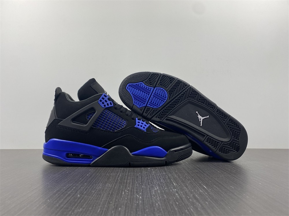 AIR JORDAN 4 BLACK AND BULE CT8527-018