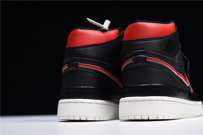 Jordan 1 High Double Strap Black Red AQ7924-106