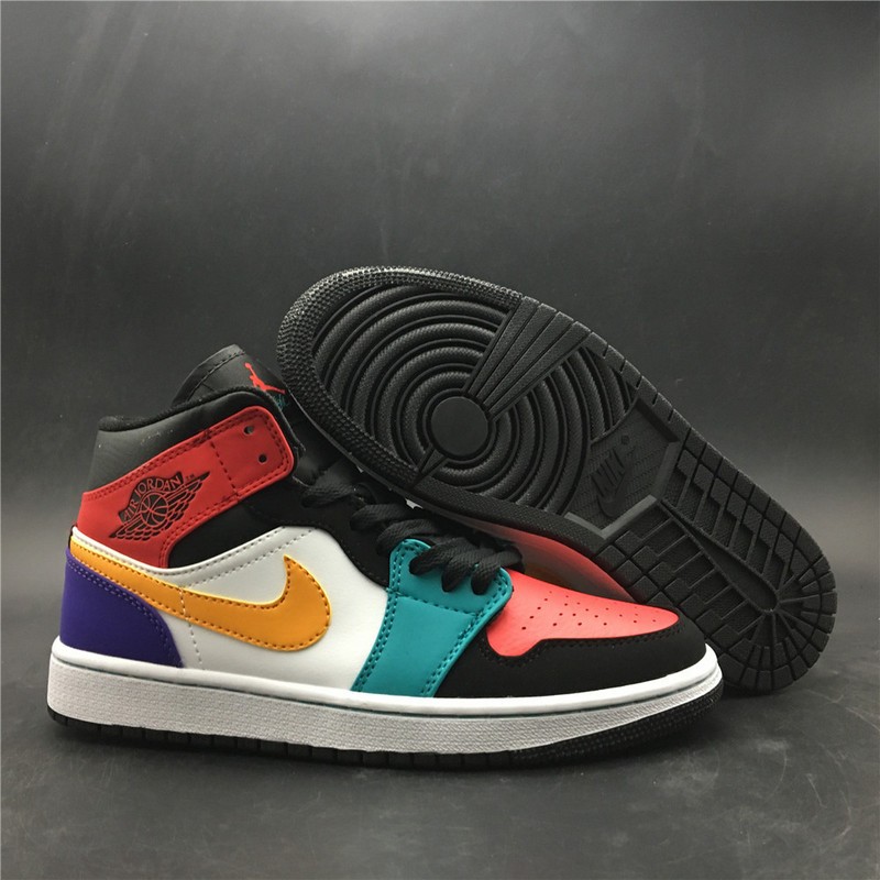 Air Jordan 1 Mid Multi-Color 554724-125