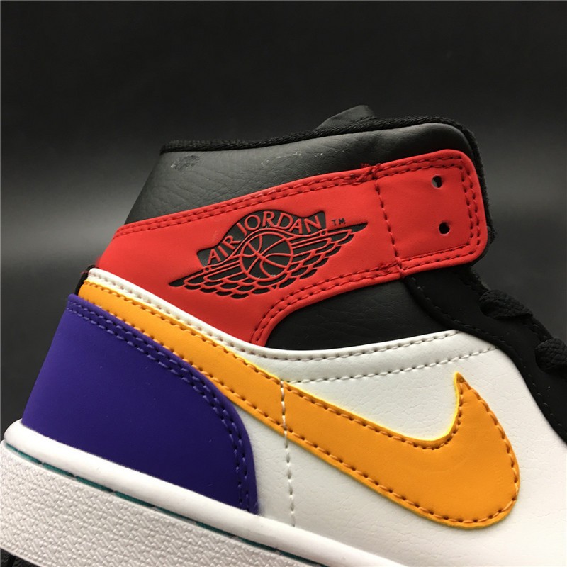 Air Jordan 1 Mid Multi-Color 554724-125