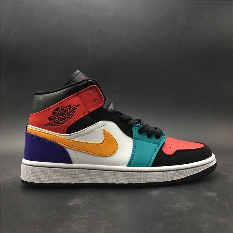Air Jordan 1 Mid Multi-Color 554724-125