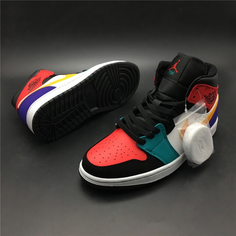 Air Jordan 1 Mid Multi-Color 554724-125