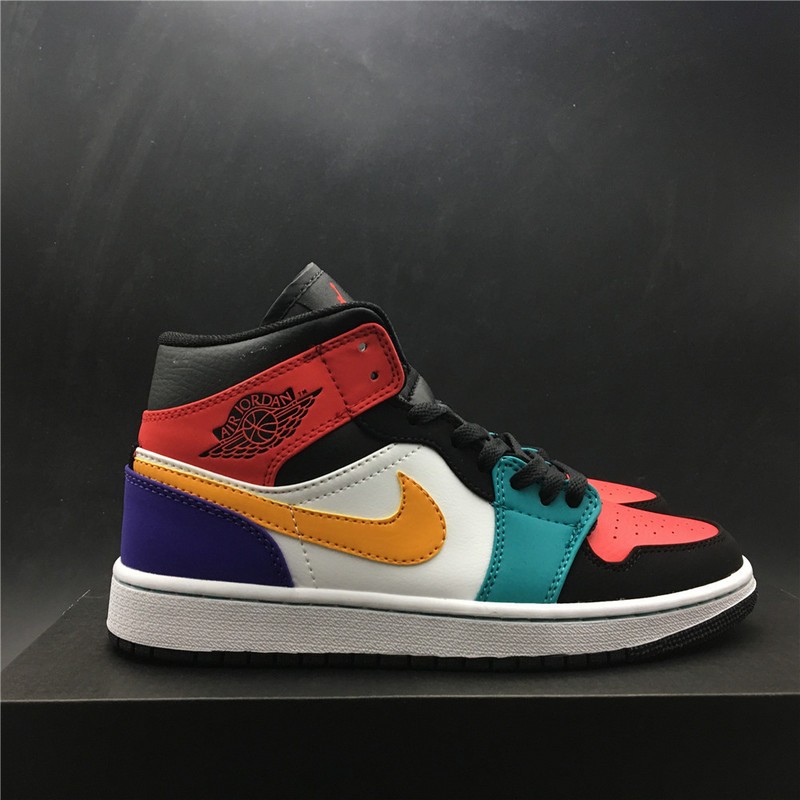 Air Jordan 1 Mid Multi-Color 554724-125