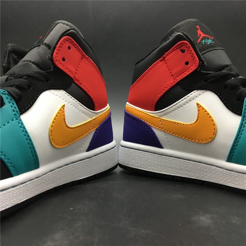 Air Jordan 1 Mid Multi-Color 554724-125
