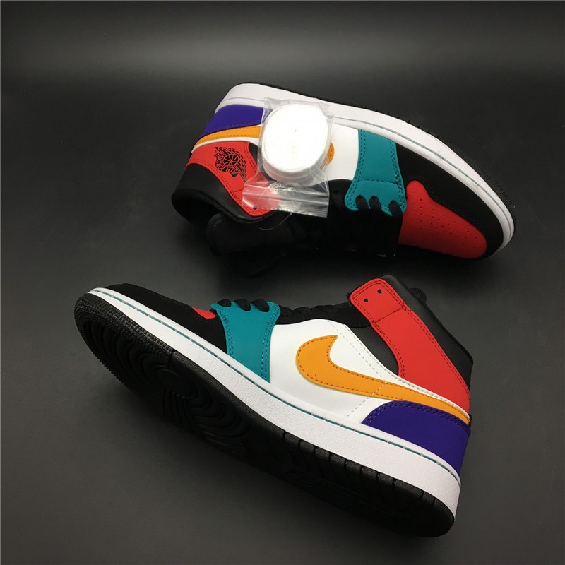 Air Jordan 1 Mid Multi-Color 554724-125