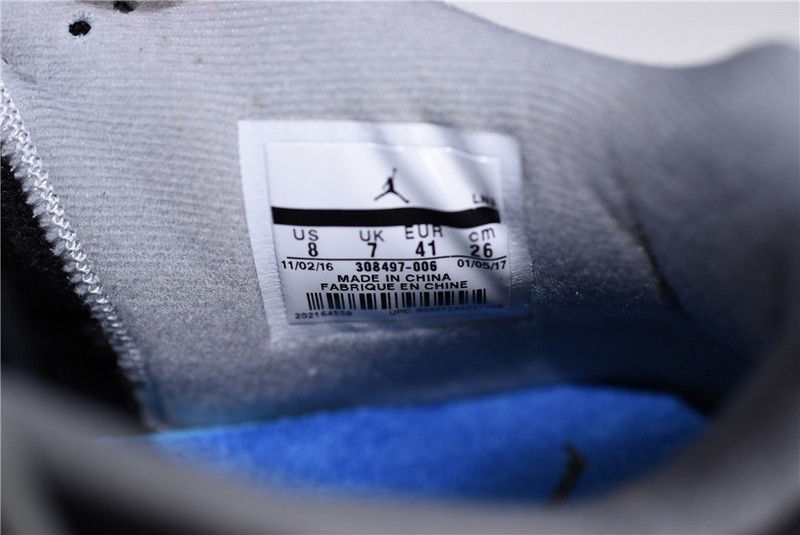 Air Jordan 4 Black Royal Blue 308497-006