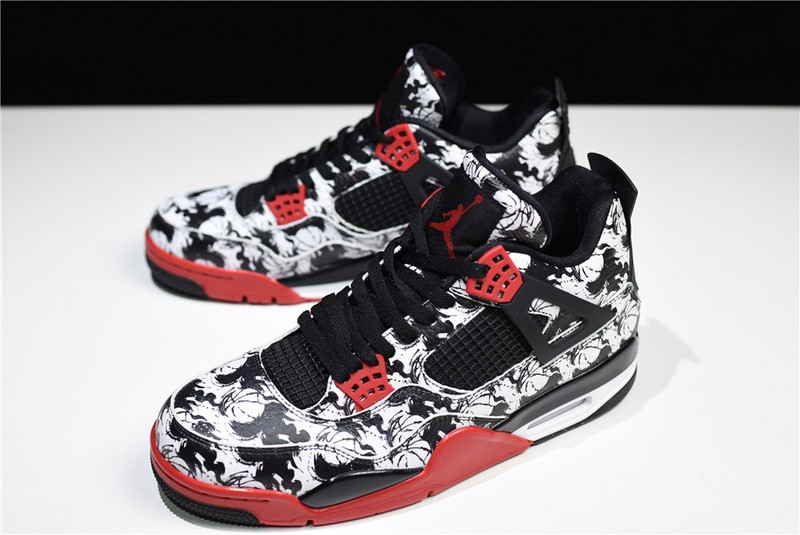 2018 Nwe 4 Tattoo Men Chinese Element Limited Edition White Black B00897-006