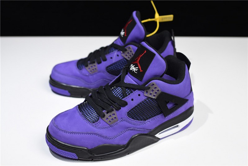 Travis Scott x Air Jordan 4 In Purple 308497-510
