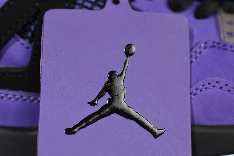 Travis Scott x Air Jordan 4 In Purple 308497-510