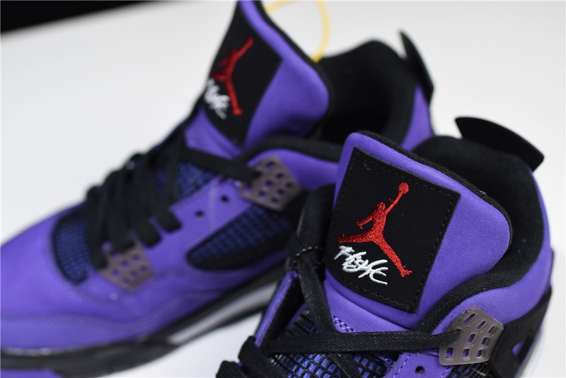 Travis Scott x Air Jordan 4 In Purple 308497-510