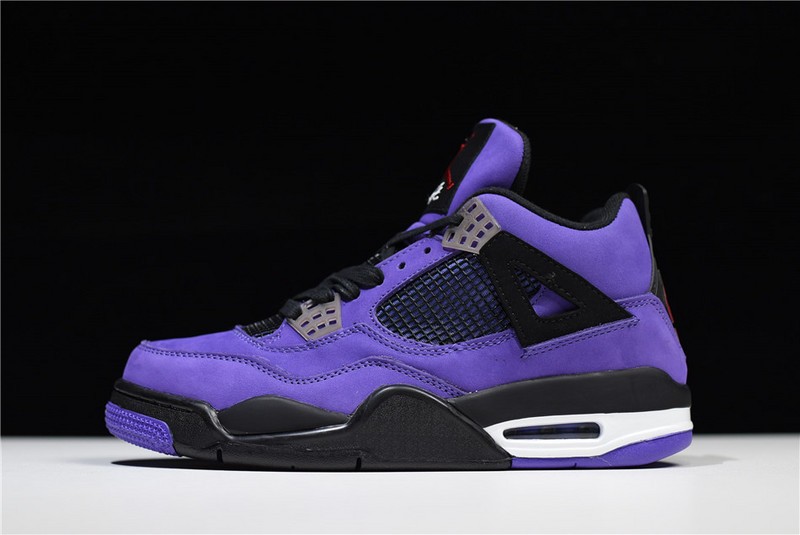 Travis Scott x Air Jordan 4 In Purple 308497-510
