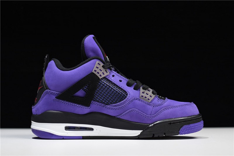 Travis Scott x Air Jordan 4 In Purple 308497-510