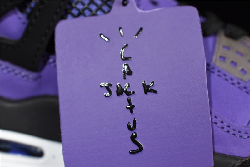 Travis Scott x Air Jordan 4 In Purple 308497-510