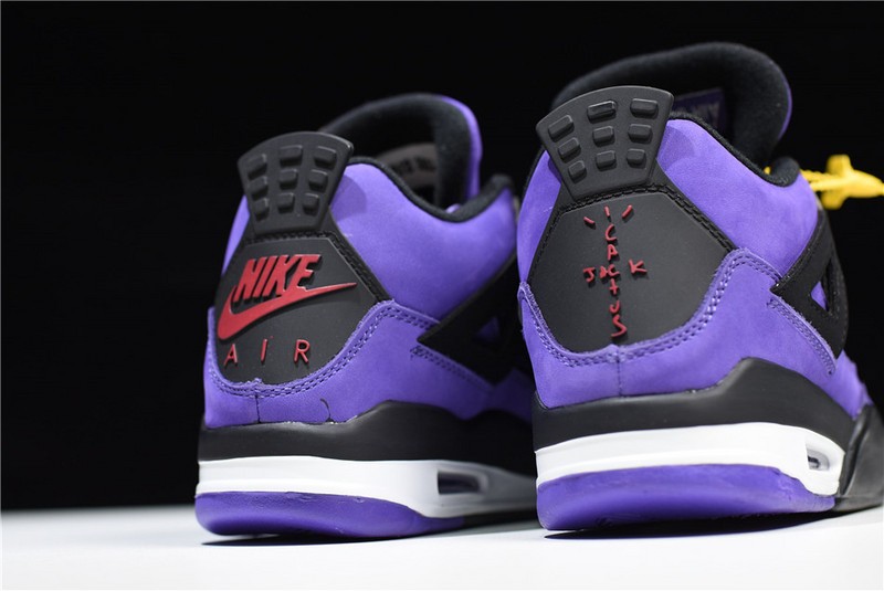 Travis Scott x Air Jordan 4 In Purple 308497-510