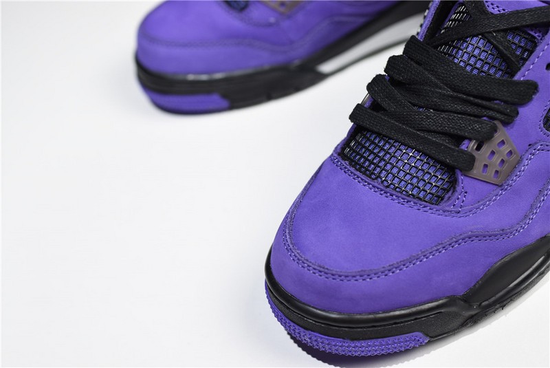 Travis Scott x Air Jordan 4 In Purple 308497-510