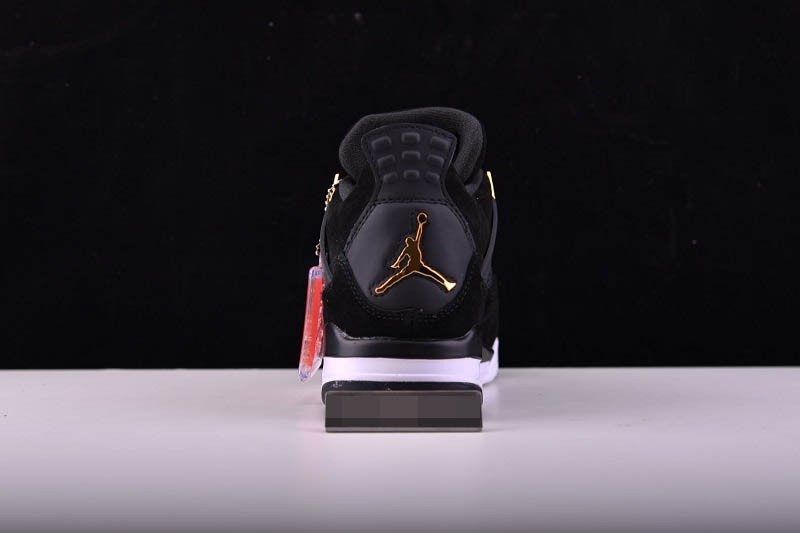 Air Jordan 4 “Royalty”  Black/Metallic Gold-White mens 308497-032