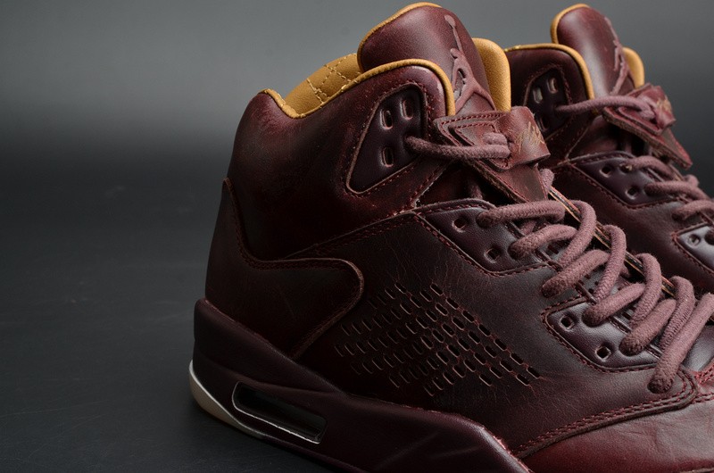 Air Jordan 5 Premium “Bordeaux”  mens 881432-612