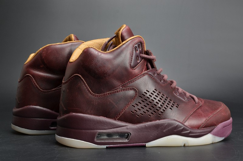 Air Jordan 5 Premium “Bordeaux”  mens 881432-612