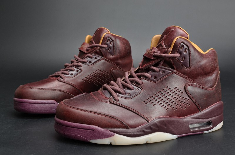 Air Jordan 5 Premium “Bordeaux”  mens 881432-612