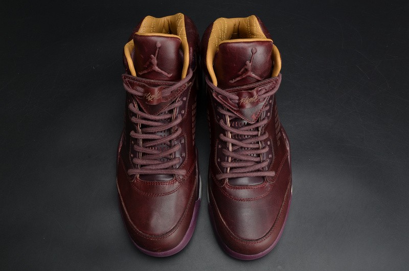 Air Jordan 5 Premium “Bordeaux”  mens 881432-612