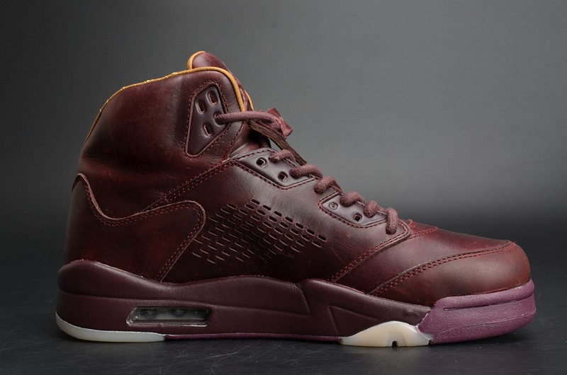 Air Jordan 5 Premium “Bordeaux”  mens 881432-612