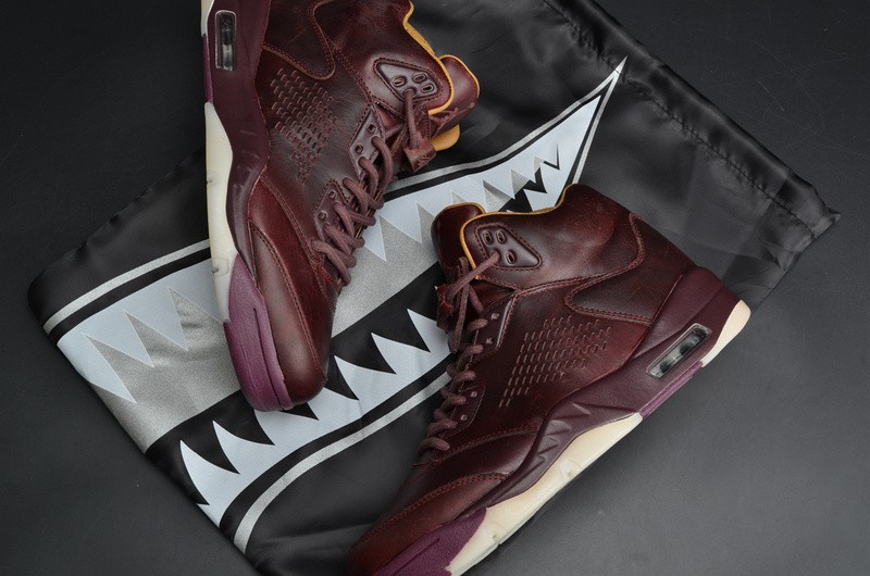 Air Jordan 5 Premium “Bordeaux”  mens 881432-612
