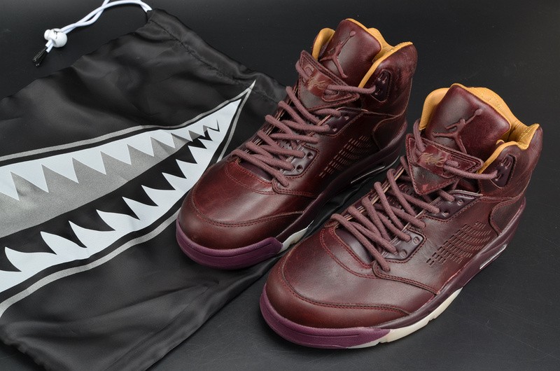 Air Jordan 5 Premium “Bordeaux”  mens 881432-612